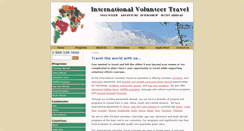 Desktop Screenshot of internationalvolunteertravel.com